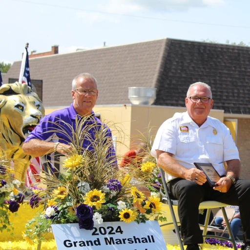 2024 Grand Marshals Denny Kerner and Norm Schnipke